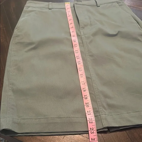 Tan Knee-Length Pencil Skirt for Work - Picture 5 of 6